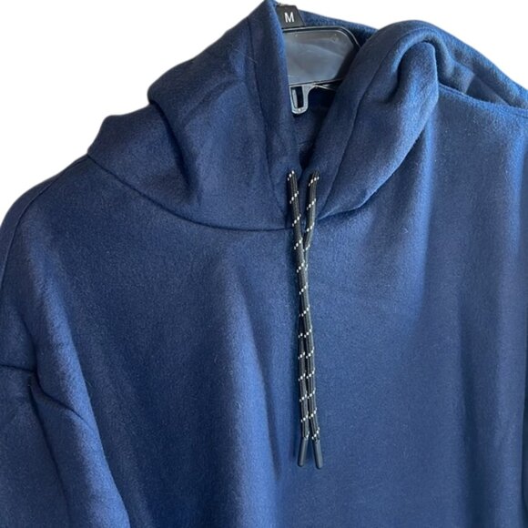 Lazer Lazer Men's Polar Fleece Navy Blue Pullover Hoodie, NWT! - Picture 3 of 6